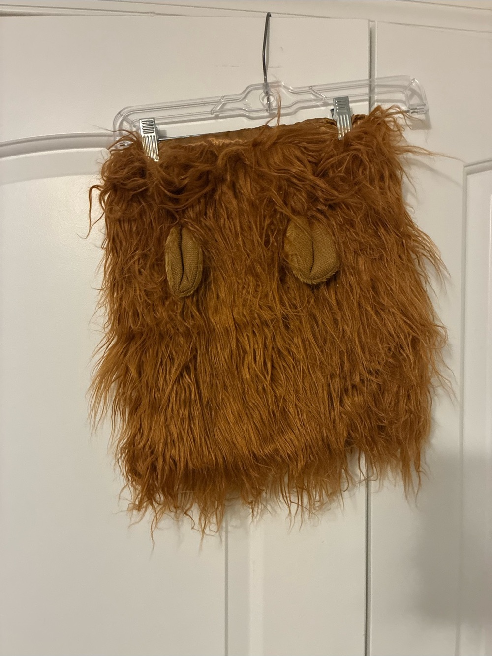Dog Lion Mane costume with ears and adjustable drawstring for medium/large dogs